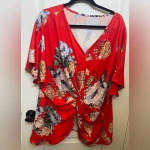 Women’s floral top Sz 2x